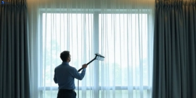 Commercial drapes cleaning service samford hotels offices