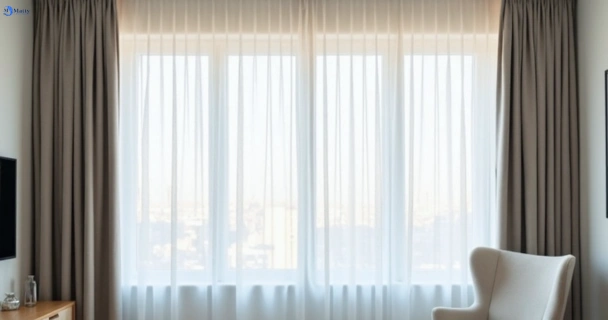Restored vibrant drapes in samford QLD after Matty Curtain Cleaning